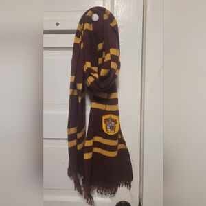 Gryffindor Maroon and Gold Knit Scarf